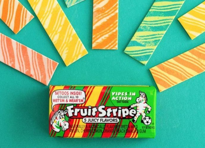Fruit Stripe Gum Packaging