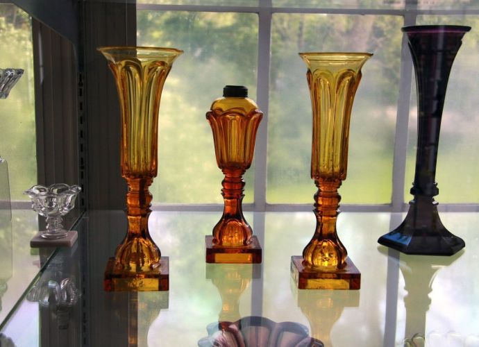 Glass blown at Sandwich Glass Museum & Glassworks