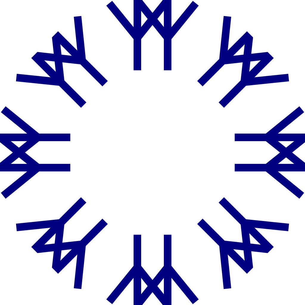 Expo 67 logo, representing "friendship around the world".