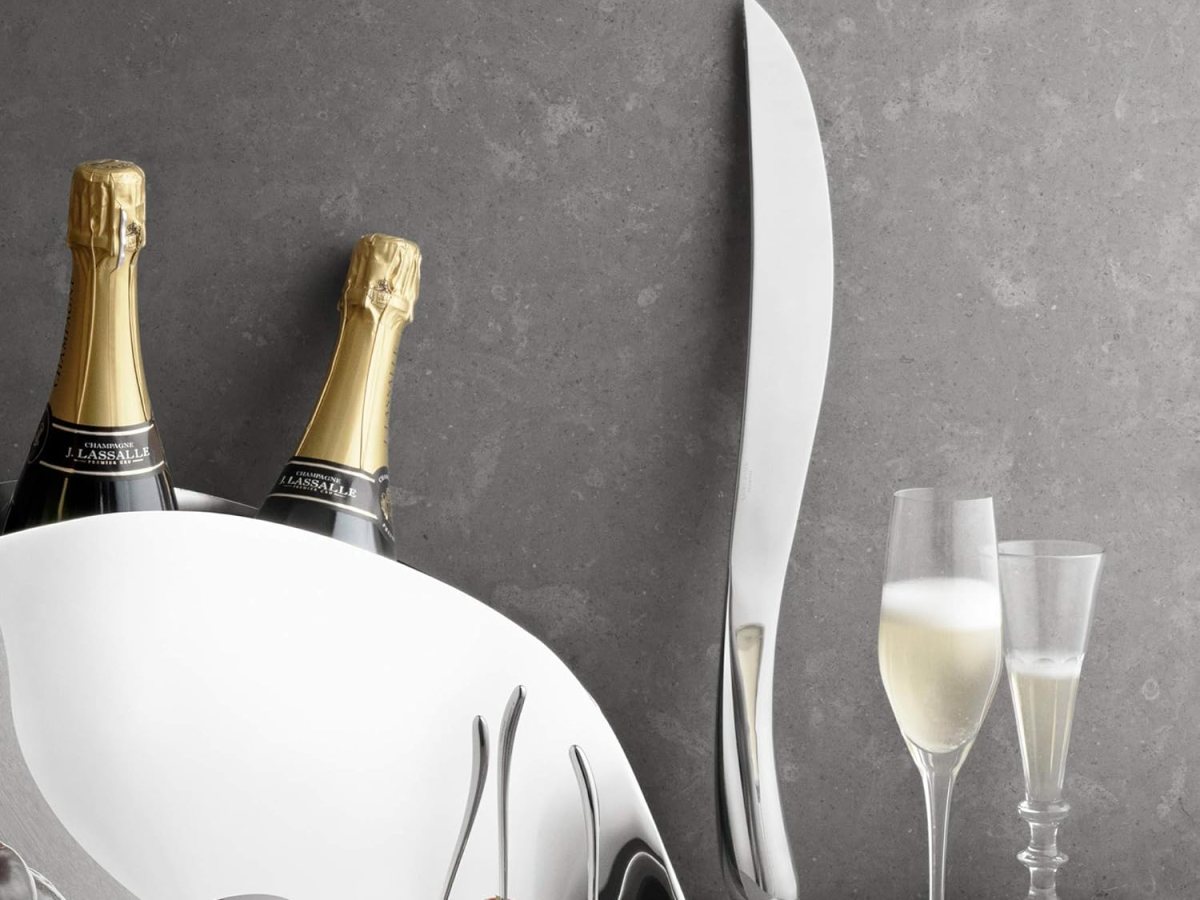 Elevate Your Celebrations with Georg Jensen Indulgence Stainless Steel Champagne Sabre