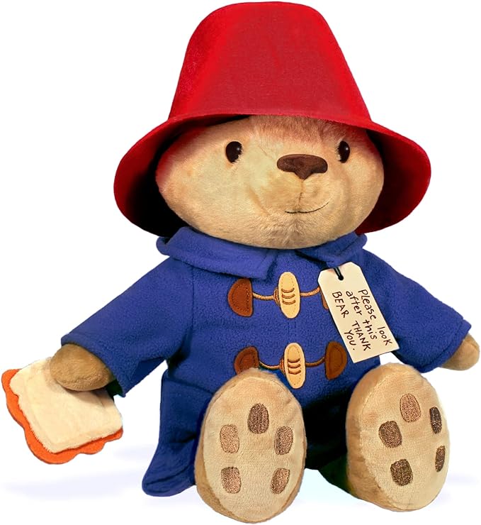 YOTTOY Paddington Bear Collection/Classic Seated Paddington Bear Soft Stuffed Plush Toy