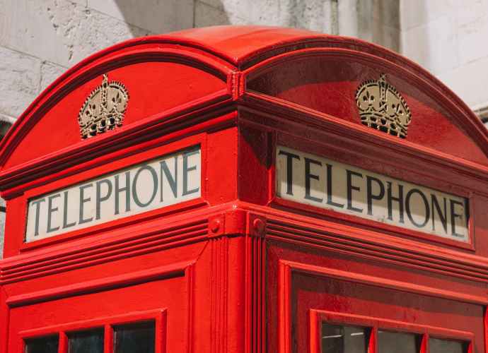 telephone booth in london
