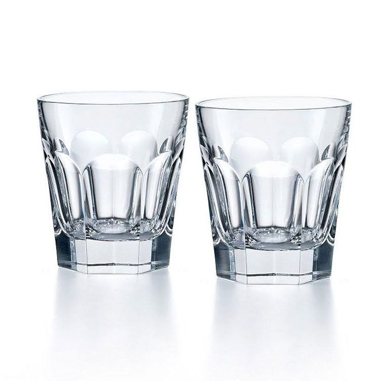 Baccarat Crystal, Harcourt 1841 Crystal Old Fashioned Tumbler, Pair