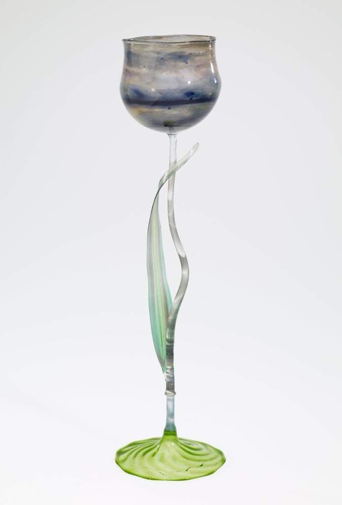 Long-stemmed goblet, c. 1900 designed by Friedrich Zitzmann Mia