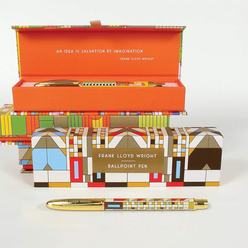 Embrace the Legacy of Design with the Galison Frank Lloyd Wright Tree of Life Boxed Pen