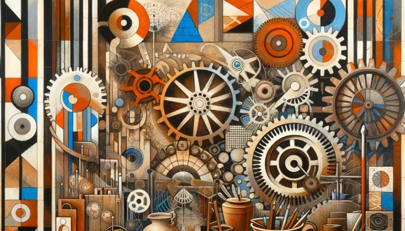 Council for art and industry 1934, an abstract representation of the council's mission