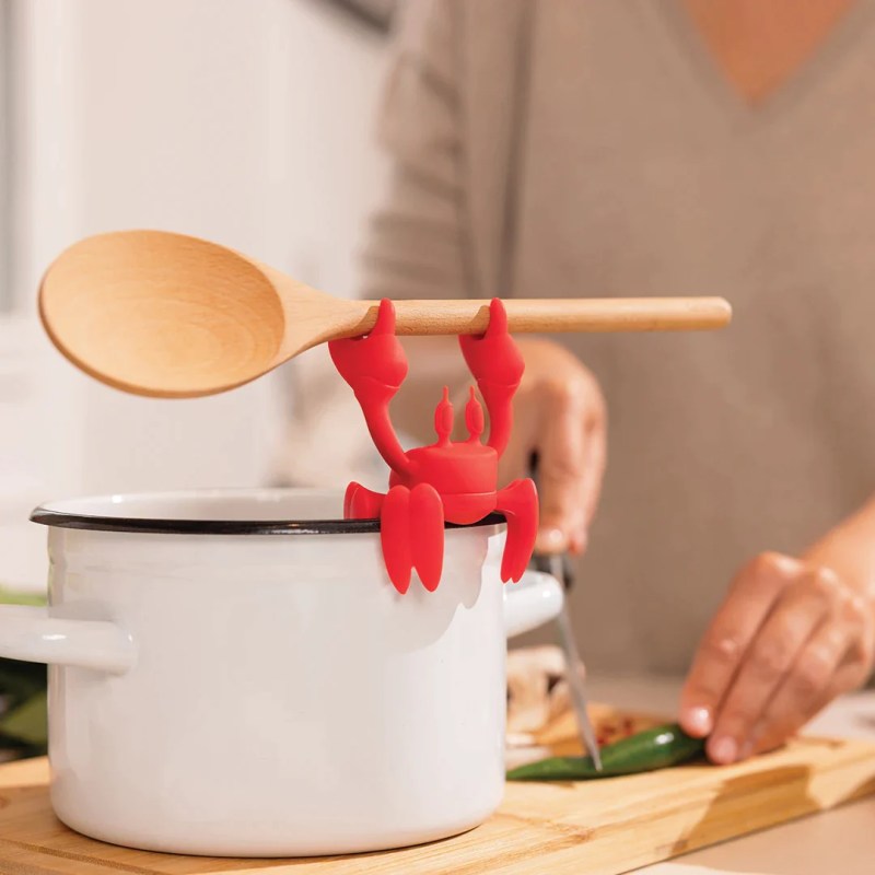 Elevating Your Kitchen Experience with OTOTO’s Red the Crab Silicone Utensil Rest