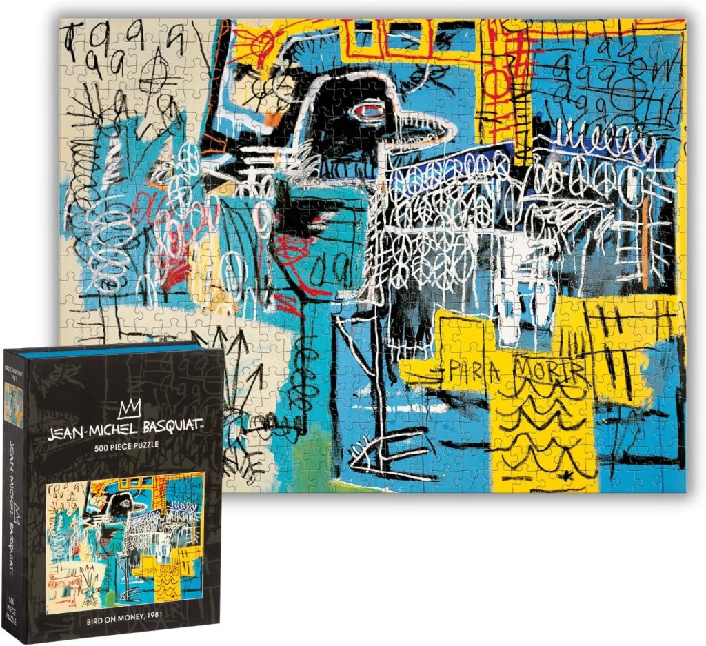 Galison Basquiat Bird On Money – 500 Piece Book Puzzle 