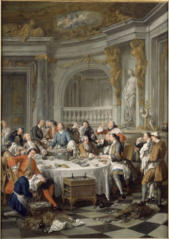Le Déjeuner d'huîtres (The Oyster Dinner) 1735