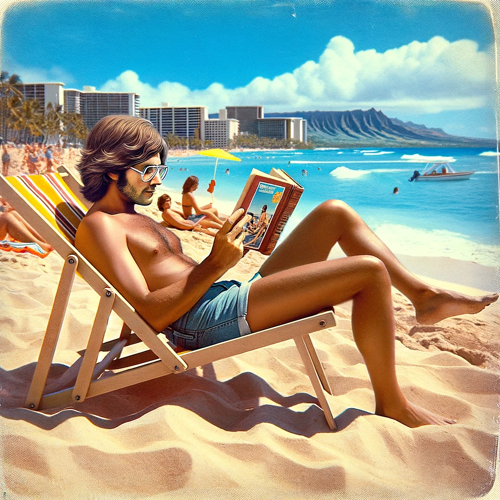 Authors memory of Waikiki Beach in 1979