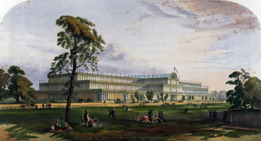 The Great Exhibition of 1851 was housed in the Crystal Palace in Hyde Park, London.