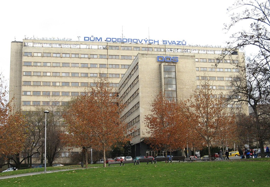 The building of the General Pension Institute in Prague in Žižkov, today the House of Trade Unions