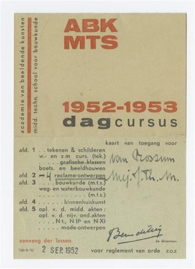 Letterpress (1952) designed by Gerard Kiljan