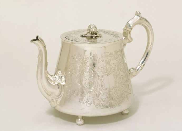 Teapot 1853 (made) Elkington & Co.