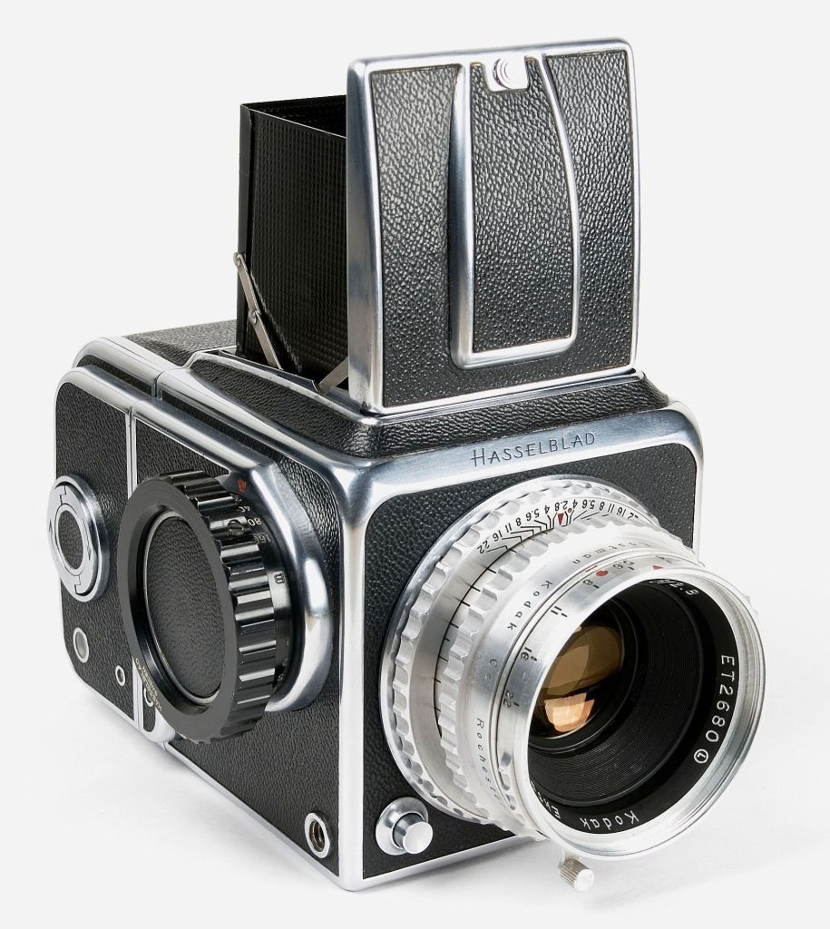 First Hasselblad camera model 1600F with Kodak Ektar lens. Design: Sixten Sason, 1948