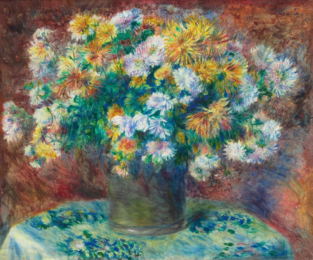 Chrysanthemums 1881/82 by Pierre-Auguste Renoir
