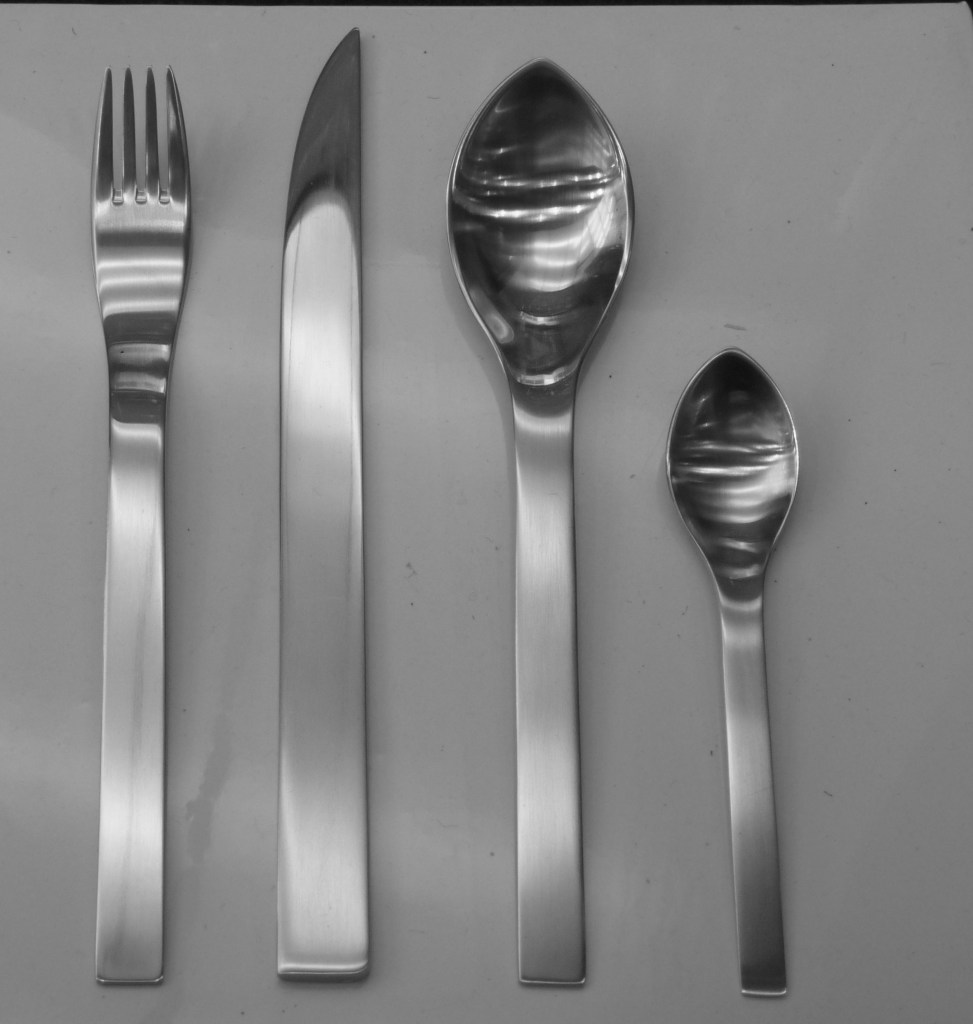 Steel Matte silverware for Georg Jensen (2005)