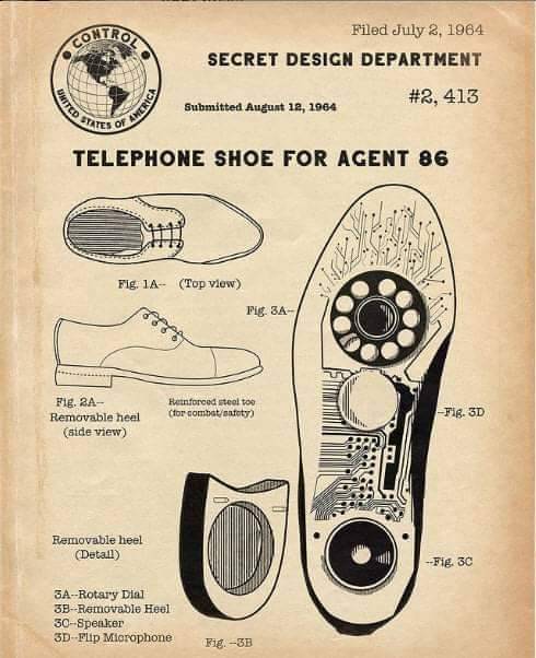 Telephone shoe for Agent 86