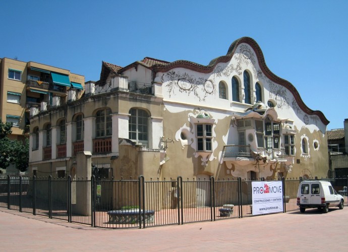 The former masia (“farm house“) Can Negre in Sant Joan Despí, Catalonia (Spain), altered by the Modernisme architect Josep Maria Jujol between 1915 and 1930.