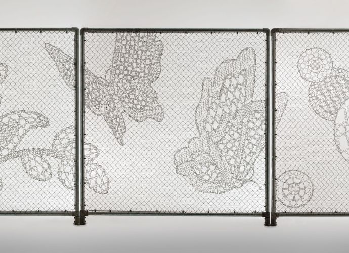 "Lace Fence' artwork by Joep Verhoeven