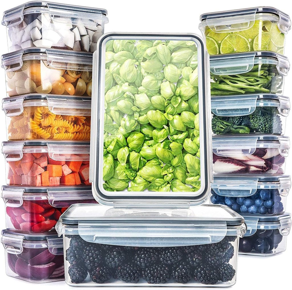 fullstar 28 PCS Plastic Food Storage Containers with Lids 