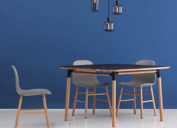 Table and chair set in the Normann Copenhagen Shop