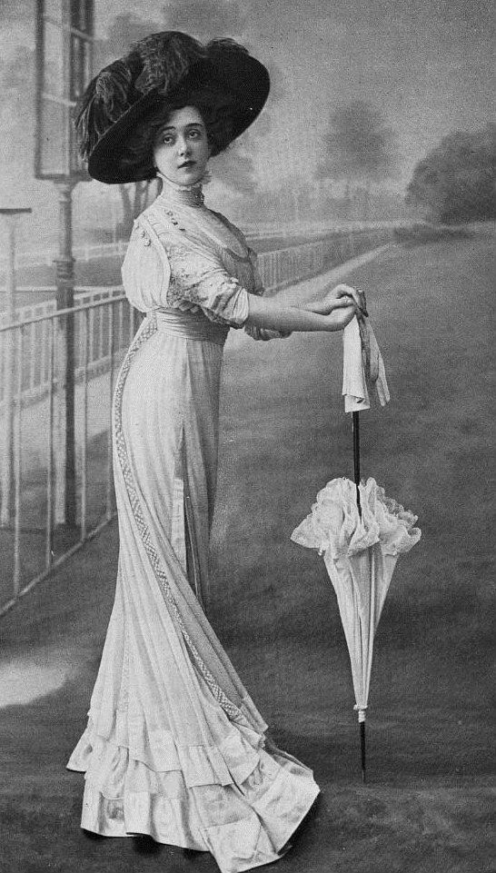 Example of a Parasol 1890 - 1900 Edwardian Fashion