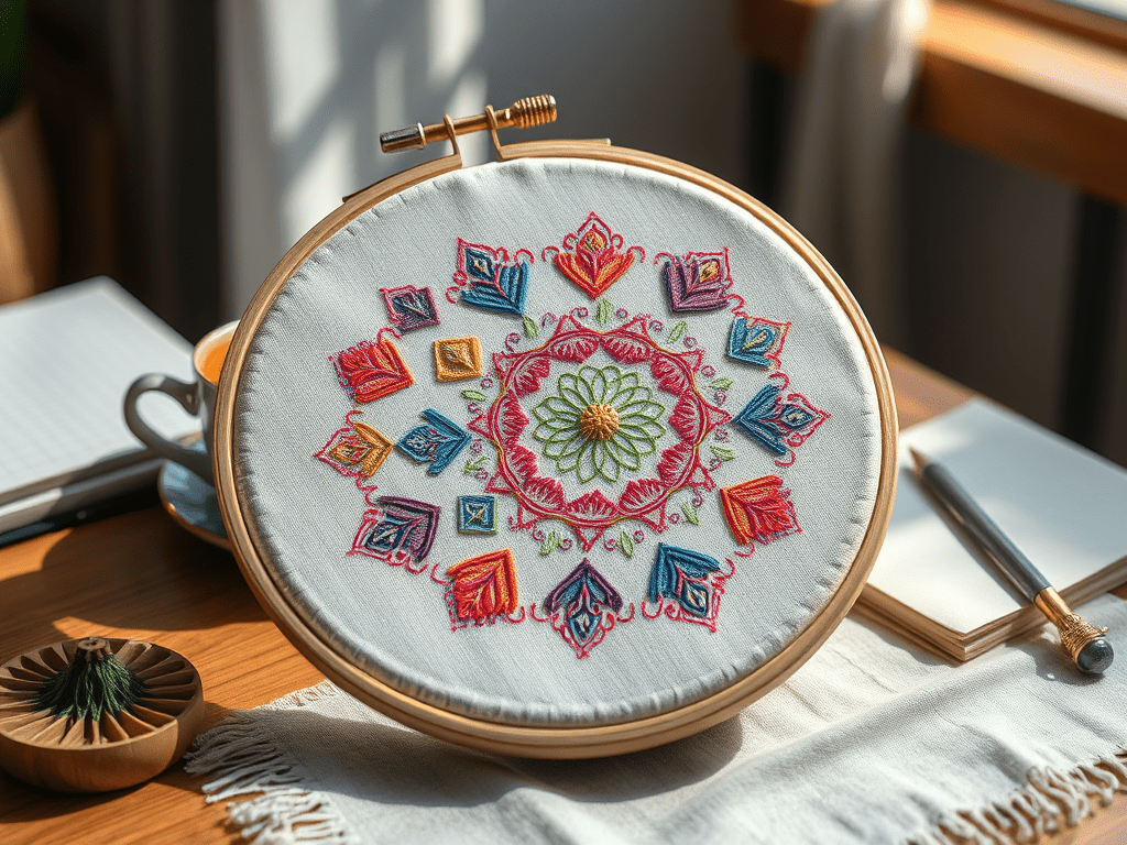 The Psychology of Needlework: How Embroidery Promotes Mindfulness and Creativity