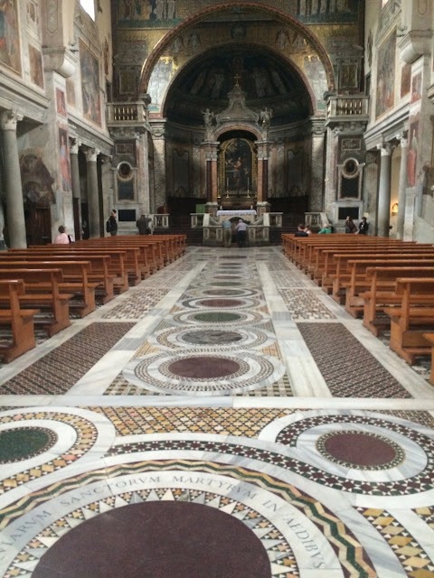 Cosmatesque floor of San Clemente, Rome