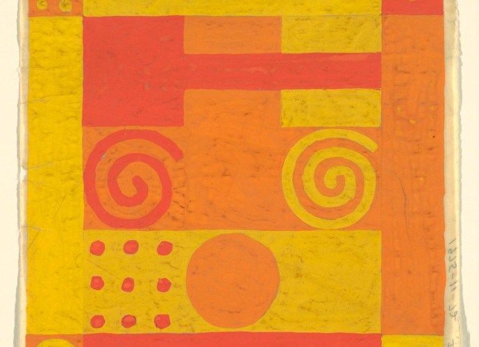 Textile sample, Drawing, Carpet Design, 1928–32; Designed by Ilonka Karasz (American, b. Hungary, 1896–1981)