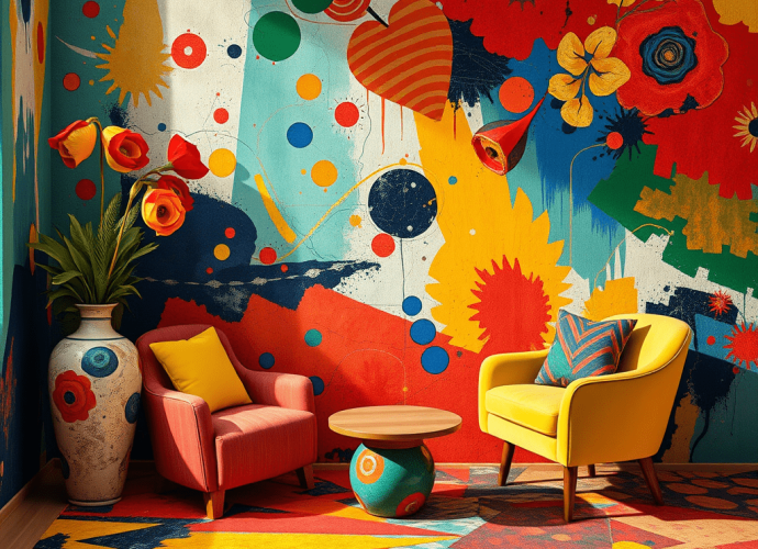 A stylised representation of Fauvism