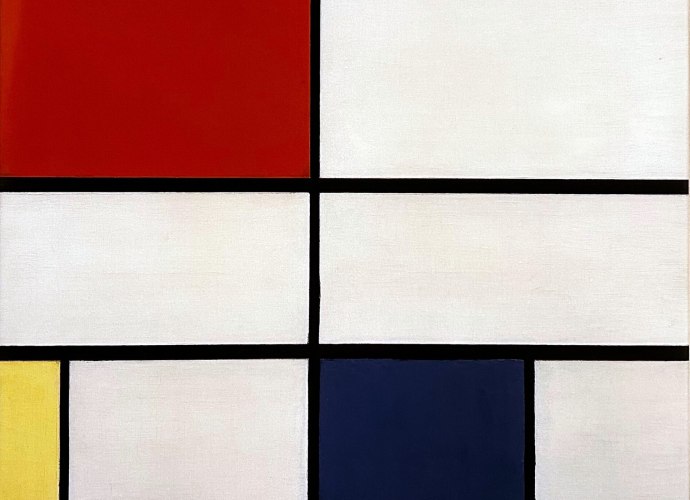 Piet Mondriaan: Composition C (No.III) with Red, Yellow and Blue, 1935