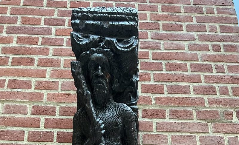 Wild Man Corbel Bracket: A Guardian of the Past
