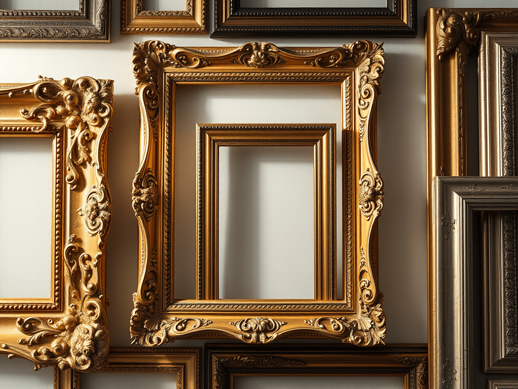 A selection of picture frames