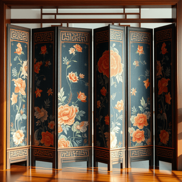 The Decorative Folding Screen: A Fusion of Art and Function in Interior Design