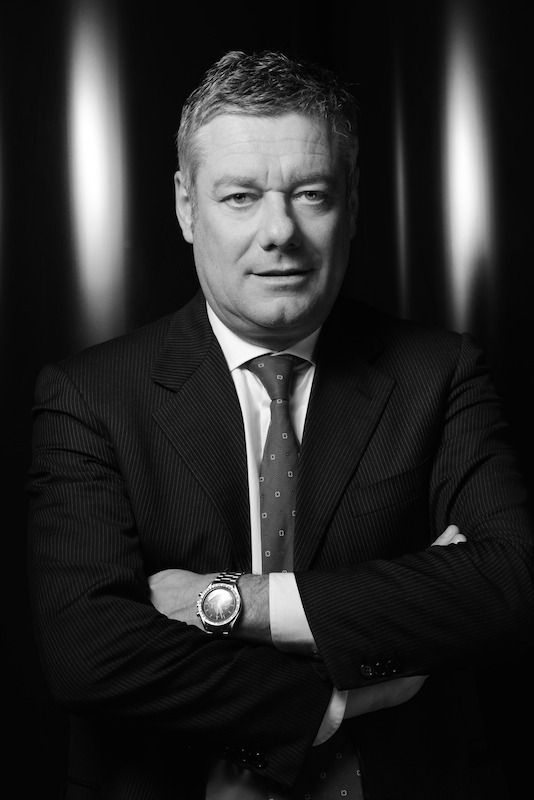 Paolo Pininfarina, Italian design executive and former chairman of Pininfarina, photographed in a museum context.