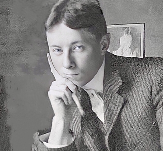 Portrait of George Mann Niedecken American Prairie School interior designer and furniture designer